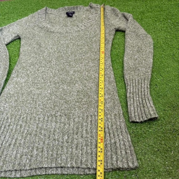 Vintage Y2K rue 21 Wide Neck Long Sleeve Green Sweater Womens Size M - Picture 4 of 5